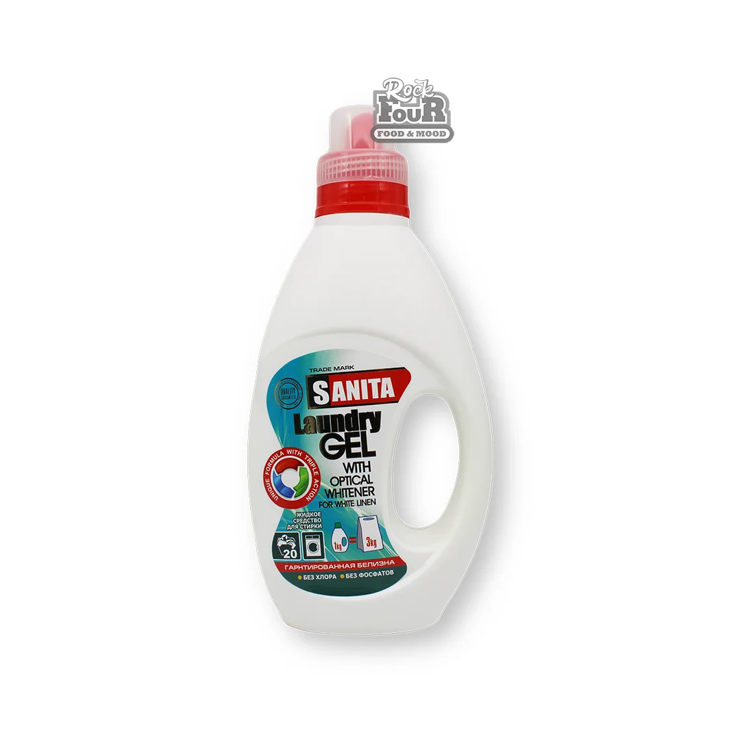 Liquid detergent for white laundry "Sanita" 1l